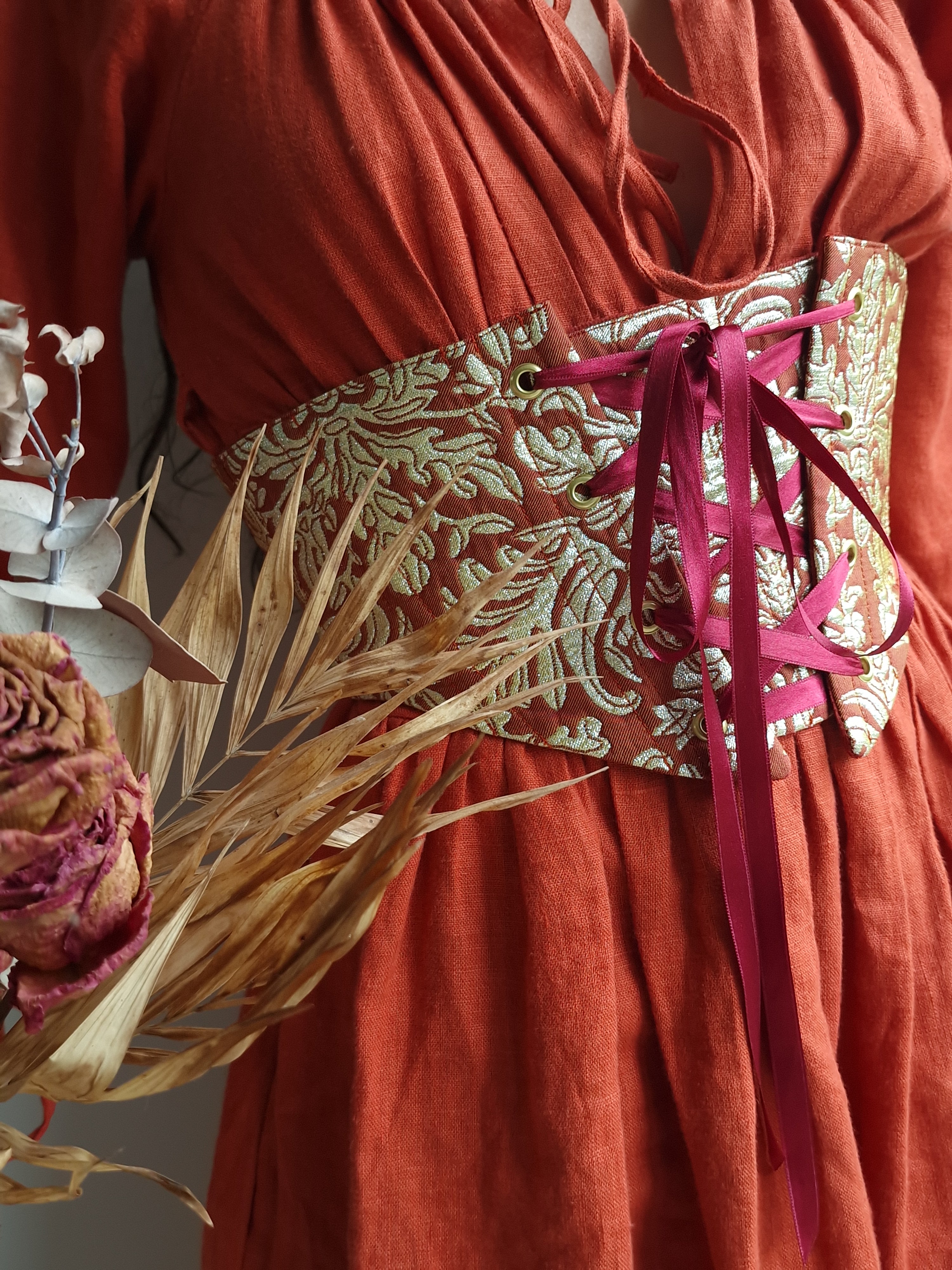 Corset Éclat de Flamme - Réversible