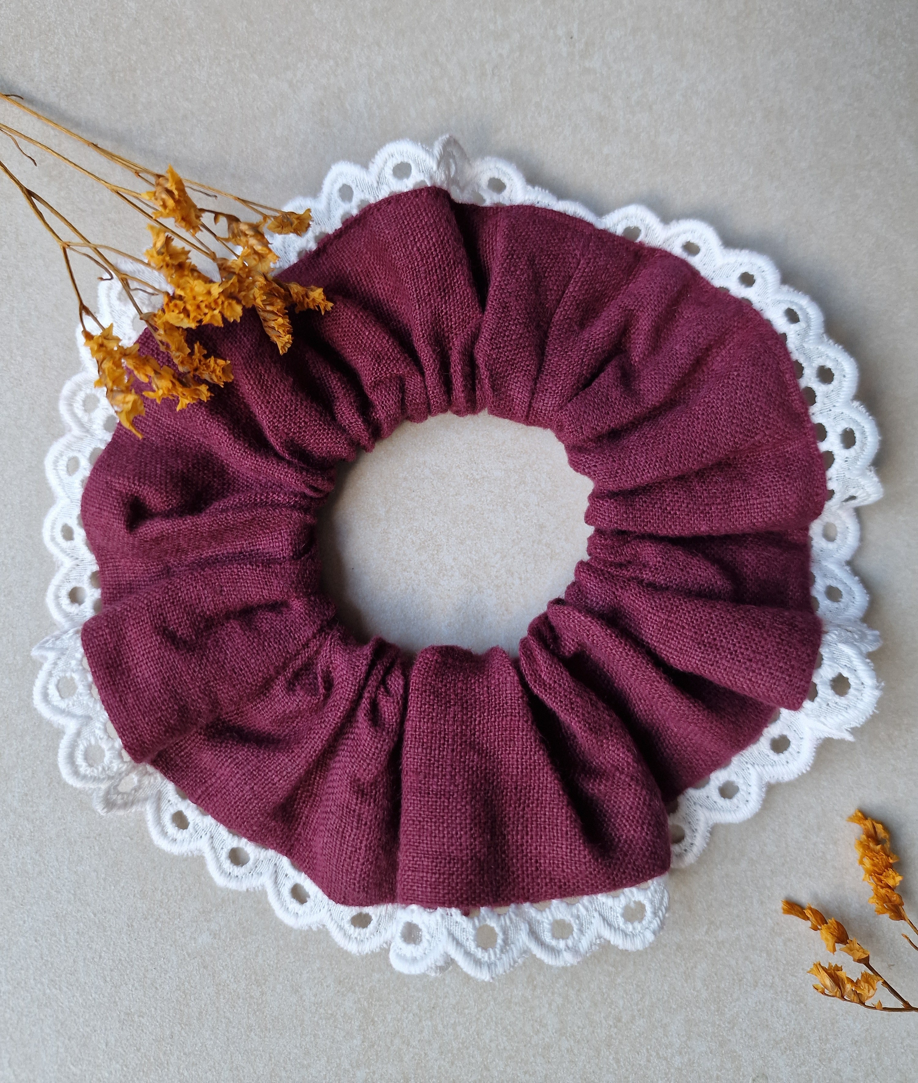 Scrunchie en lin